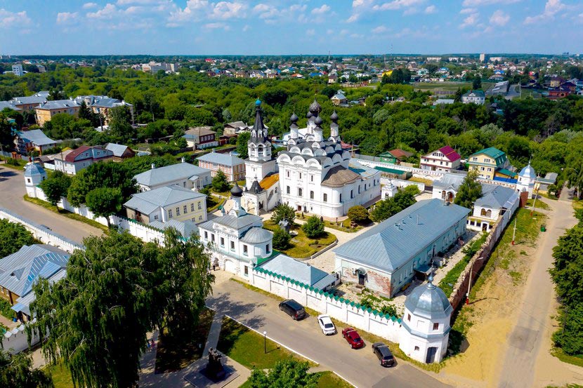 Благовещенский монастырь с высоты птичьего полёта